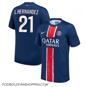 Paris Saint-Germain Lucas Hernandez #21 Hjemmebanetrøje 2024-25 Kortærmet